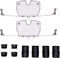 Dynamic Friction 4312-31070 - Brake Kit - Coated Brake Rotors and 3000 Ceramic Brake Pads with Hardware