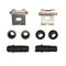 Dynamic Friction 4312-54022 - Brake Kit - Coated Brake Rotors and 3000 Ceramic Brake Pads with Hardware