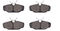 Dynamic Friction 4312-54024 - Brake Kit - Coated Brake Rotors and 3000 Ceramic Brake Pads with Hardware