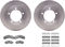 Dynamic Friction 6212-48196 - Brake Kit - Rotors with Heavy Duty Brake Pads includes Hardware