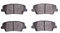 Dynamic Friction 4314-03019 - Brake Kit - Coated Brake Rotors and 3000 Ceramic Brake Pads with Hardware