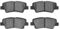 Dynamic Friction 4314-03046 - Brake Kit - Coated Brake Rotors and 3000 Ceramic Brake Pads with Hardware