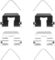 Dynamic Friction 4314-03074 - Brake Kit - Coated Brake Rotors and 3000 Ceramic Brake Pads with Hardware