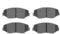 Dynamic Friction 4314-59027 - Brake Kit - Coated Brake Rotors and 3000 Ceramic Brake Pads with Hardware
