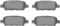 Dynamic Friction 4314-67017 - Brake Kit - Coated Brake Rotors and 3000 Ceramic Brake Pads with Hardware