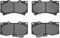 Dynamic Friction 4314-93001 - Brake Kit - Coated Brake Rotors and 3000 Ceramic Brake Pads with Hardware