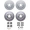 Dynamic Friction Brake Kit - Premium Coated Rotors with 3000 Brake Pads