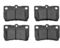 Dynamic Friction 4314-76042 - Brake Kit - Coated Brake Rotors and 3000 Ceramic Brake Pads with Hardware