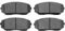 Dynamic Friction 4314-80017 - Brake Kit - Coated Brake Rotors and 3000 Ceramic Brake Pads with Hardware