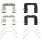 Dynamic Friction 6312-03049 - Brake Kit - Quickstop Rotors and 3000 Ceramic Brake Pads with Hardware