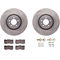 Dynamic Friction 6312-11022 - Brake Kit - Quickstop Rotors and 3000 Ceramic Brake Pads with Hardware
