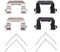 Dynamic Friction 4512-03023 - Brake Kit - Geostop Rotors and 5000 Advanced Brake Pads (Ceramic) with Hardware