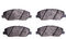 Dynamic Friction Brake Kit - Premium Coated Rotors with 5000 Brake Pads