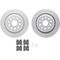 Dynamic Friction 4512-75022 - Brake Kit - Geostop Rotors and 5000 Adavanced Brake Pads with Hardware