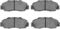 Dynamic Friction 4514-59008 - Brake Kit - Geostop Rotors and 5000 Advanced Brake Pads (Ceramic) with Hardware