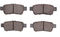 Dynamic Friction 4514-59041 - Brake Kit - Geostop Rotors and 5000 Adavanced Brake Pads with Hardware