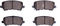 Dynamic Friction 4514-59046 - Brake Kit - Geostop Rotors and 5000 Adavanced Brake Pads with Hardware