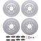 Dynamic Friction 4514-03067 - Brake Kit - Geostop Rotors and 5000 Adavanced Brake Pads with Hardware