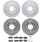 Dynamic Friction 4514-72021 - Brake Kit - Geostop Rotors and 5000 Advanced Brake Pads with Hardware