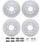 Dynamic Friction 4514-72022 - Brake Kit - Geostop Rotors and 5000 Adavanced Brake Pads with Hardware