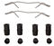 Dynamic Friction 4514-20008 - Brake Kit - Geostop Rotors and 5000 Low Metallic Brake Pads With Hardware
