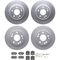 Dynamic Friction Brake Kit - Premium Coated Rotors with 5000 Brake Pads