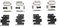 Dynamic Friction 4512-10006 - Brake Kit - Geostop Rotors and 5000 Advanced Brake Pads (Ceramic) with Hardware