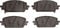 Dynamic Friction 4512-21087 - Brake Kit - Geostop Rotors and 5000 Advanced Brake Pads (Ceramic) with Hardware