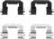 Dynamic Friction 4514-21021 - Brake Kit - Geostop Rotors and 5000 Advanced Brake Pads (Ceramic) with Hardware