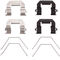 Dynamic Friction 4514-21027 - Brake Kit - Geostop Rotors and 5000 Advanced Brake Pads (Ceramic) with Hardware