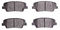 Dynamic Friction Brake Kit - Premium Coated Rotors with 5000 Brake Pads