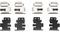 Dynamic Friction 4514-21038 - Brake Kit - Geostop Rotors and 5000 Advanced Brake Pads (Ceramic) with Hardware