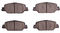 Dynamic Friction 4514-59095 - Brake Kit - Geostop Rotors and 5000 Advanced Brake Pads (Ceramic) with Hardware