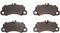 Dynamic Friction 4512-02000 - Brake Kit - Geostop Rotors and 5000 Adavanced Brake Pads with Hardware