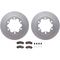 Dynamic Friction 4512-63267 - Brake Kit - Geostop Rotors and 5000 Adavanced Brake Pads with Hardware