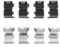 Dynamic Friction 4514-40096 - Brake Kit - Geostop Rotors and 5000 Advanced Brake Pads (Semi-metallic) with Hardware