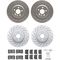 Dynamic Friction 4514-63093 - Brake Kit - Geostop Rotors and 5000 Adavanced Brake Pads with Hardware