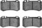 Dynamic Friction 4514-63093 - Brake Kit - Geostop Rotors and 5000 Advanced Brake Pads (Low-Metallic) with Hardware