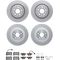 Dynamic Friction 4514-79001 - Brake Kit - Geostop Rotors and 5000 Advanced Brake Pads with Hardware