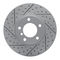 Dynamic Friction 2514-31016 - Brake Kit - Coated Drilled and Slotted Brake Rotors and 5000 Advanced Brake Pads with Hardware