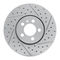 Dynamic Friction 2514-74029 - Brake Kit - Coated Drilled and Slotted Brake Rotors and 5000 Advanced Brake Pads with Hardware