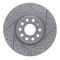 Dynamic Friction 2514-74039 - Brake Kit - Coated Drilled and Slotted Brake Rotors and 5000 Advanced Brake Pads with Hardware