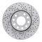 Dynamic Friction 2614-73000 - Brake Kit - Coated Drilled and Slotted Brake Rotors and 5000 Euro Ceramic Brake Pads with Hardware