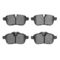 Dynamic Friction 2514-31025 - Brake Kit - Coated Drilled and Slotted Brake Rotors and 5000 Advanced Brake Pads with Hardware