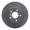 Dynamic Friction 2514-31046 - Brake Kit - Coated Drilled and Slotted Brake Rotors and 5000 Advanced Brake Pads with Hardware