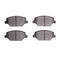 Dynamic Friction 2514-45026 - Brake Kit - Coated Drilled and Slotted Brake Rotors and 5000 Advanced Brake Pads with Hardware
