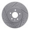 Dynamic Friction 2514-46025 - Brake Kit - Coated Drilled and Slotted Brake Rotors and 5000 Advanced Brake Pads with Hardware