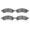 Dynamic Friction 2514-48029 - Brake Kit - Coated Drilled and Slotted Brake Rotors and 5000 Advanced Brake Pads with Hardware