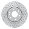 Dynamic Friction 2614-48002 - Brake Kit - Coated Drilled and Slotted Brake Rotors and 5000 Euro Ceramic Brake Pads with Hardware