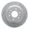 Dynamic Friction 2614-48002 - Brake Kit - Coated Drilled and Slotted Brake Rotors and 5000 Euro Ceramic Brake Pads with Hardware